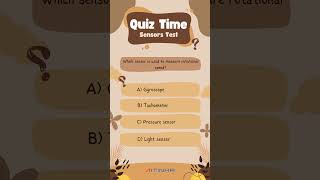 🚀 Sensors Tech Quiz