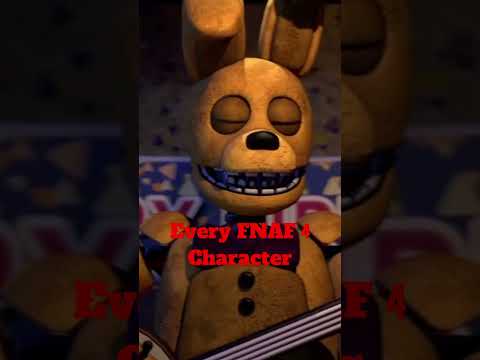 Every FNAF 4 character #fivenightsatfreddys #game #scottcawthon #fnaf4  #halloween