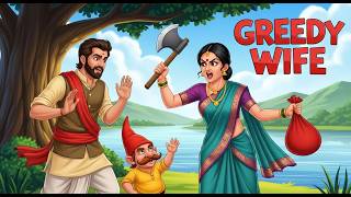 Greedy Wife | Moral Stories in English | A heart Touching Story | Learn English | Bedtime Stories