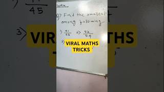 Viral Maths Tricks #viralmaths #mathstricks #mathsassam #viralmaths #viralvideo #competitiveexam