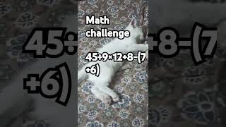 brain test##maths #mathematics #math  #mathskills #mathematician  #mathsmemes #mathmemes #cat