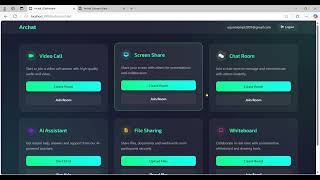 Chat Application with video calling, screen sharing,AI assistant,chatting