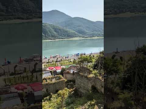 #Ananuri Burg, das #Zhinvali Reservat (Stausee) in #Georgien und der Weg nach #Vladikavkaz.
