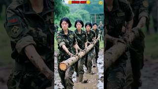 She’s in Pain, Still Training for India 🇮🇳💔 | Army Girl Life #army #armylife #shorts