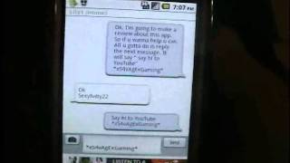 TextFree app review (Android).wmv