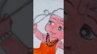 Cute Rama and Sita drawing😍#trending#viral#shorts#lordram#maasita#cute