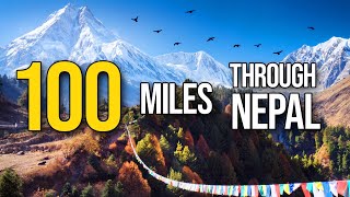 Hiking 100 Miles Through Nepal On The Manaslu Circuit 4k 🇳🇵