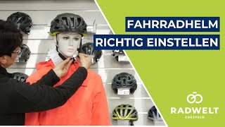 Fahrradhelm richtig einstellen - so geht´s⛑️🚲!