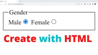 Create Fieldset UI with HTML without CSS