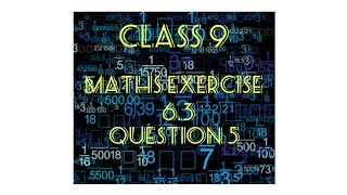 Maths exercise 6.3 question answer ..... (q.n.5)#maths#video.@MATHSASSAM