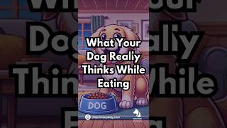 What’s Your Dog Thinking While Eating? 🍖🐶 You’ll Be Surprised! 😂 #Dogs