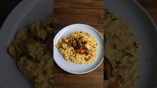 Creamy MUSHROOM RISOTTO Like an Italian #Shorts