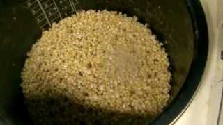 雑穀米の食べ方　そば米【そば粥】の作り方（２）炊き上がり　手打ちそば長幸（松戸、柏、流山）
