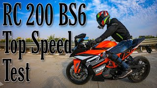 RC 200 Top Speed | KTM RC 200 BS6 | Akshay Gayakwad