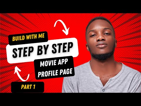 Developing a Movie App Profile Page in Flutterflow | Part 1: Step-by-Step Guide Using Figma Designs