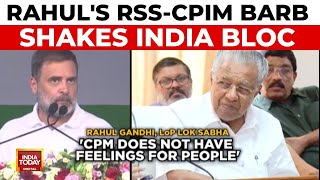 INDIA Bloc Rift: Rahul Gandhi's RSS-CPIM Jibe Sparks Internal Firestorm