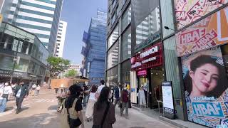 Myeongdong street Sunday walk #seoulwalk #seoultravel