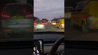 Tesla Autopilot In Traffic #car #cars #shorts #snrsys #tesla #ev #electricvehicle #autopilot