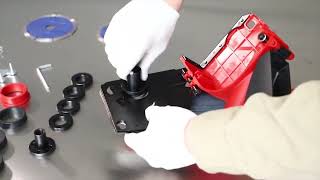 Aidelife dust shroud for double-cut saw,wall chaser