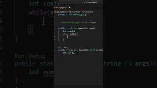 Day 25 (Count digits of a number) | 30 Days of Java problem Solving Challenge