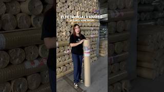 Electro Galvanized wire mesh, for animal cage and for constructions wire. #wiremesh #fences
