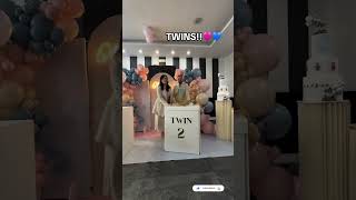 TWINS GENDER REVEAL 🩷💙!!🙌CONGRATS!!🙌CREDIT:@laboutiquedeglieventi