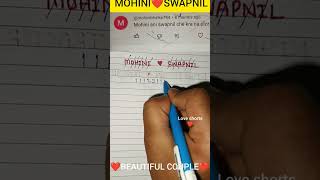 sweet couple Mohini and Swapnil ❤️ beautiful love test shorts 😍
