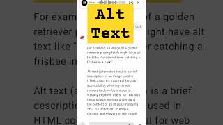 What Is Alt Text?