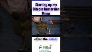 EP40-11:  Starting up my Bitcoin Immersion Miner #btcmining #immersioncooling
