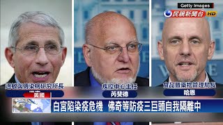 彭斯駁斥隔離照常上班  佛奇等3巨頭自我隔離－民視新聞