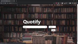 Quotify - CZ4034 Information Retrieval Project