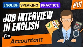 Job Interview Simulation for Accountants | English Conversations | Spoken English | B2 Level