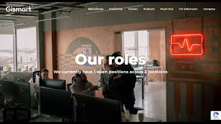 Gismart Careers - Website HTML Layout