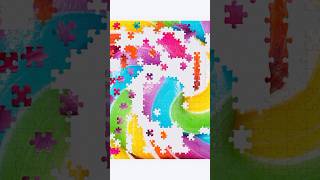 Sweet jigsaw candy! 🍭 #jigsaw #oddlysatisfying #jigsawjoy #jigsawpuzzle #puzzle #candy #sweet