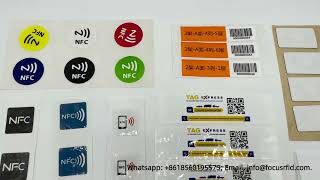 ISO14443A NFC Sticker NTAG213/215/216 with Dia 20mm/25mm/30mm