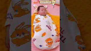 How to Keep Your Baby Warm at Night? Check Out the Baby Sleeping Bag! #baby