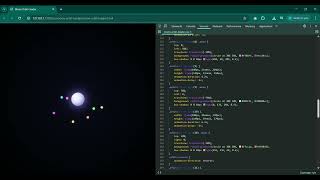 Moon Orbit Preloader Animation | Space Loader Effect using HTML CSS JavaScript