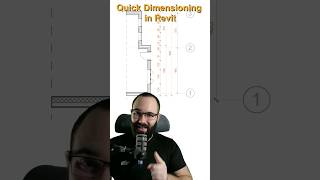 Dimensions in #revit tutorial