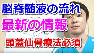 頭蓋仙骨療法　脳脊髄液の循環吸収の論文報告