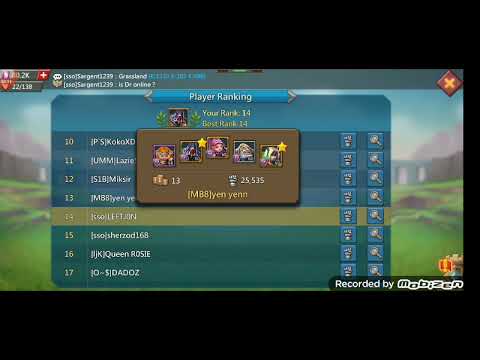 Lords mobile // best heroes for coliseum @LordsMobile