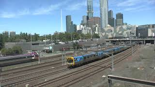 Vlocity and Comeng near Flinders St