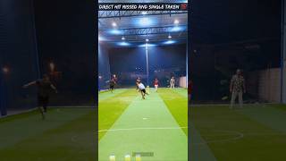 Direct Hit Missed And Single Taken 💯 | @Indoor World, Wellampitiya #indoorcricket #cricket #fielding