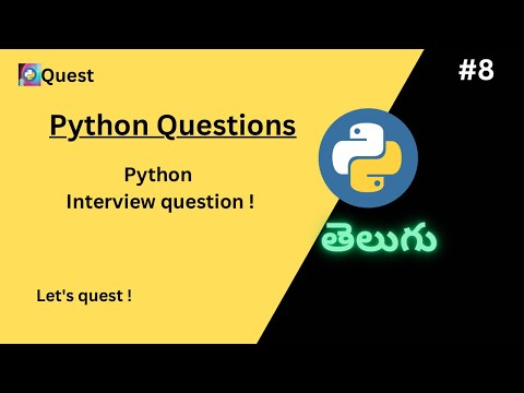 How to print Identity Matrix in Python | Quest | Telugu.