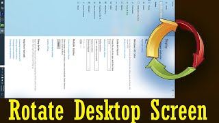 how to rotate laptop screen | computer ki screen ko rotate kaise kare | windows 10