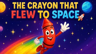 The Crayon That Flew to Space 🚀🖍️ –A Colorful Cartoon Song Adventure Among the Stars! – DiamonddKids