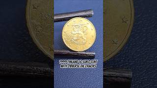 1999 Finland 10 Euro Cent with Obverse Die Cracks #shorts #errorcoins #errorcoin