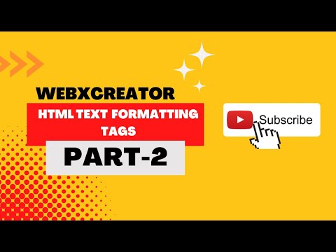 Html Text Formatting Tags (Part-2)