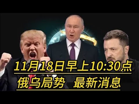 11月18日早上10-30点俄乌局势最新动态！