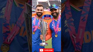 तेरे जैसा यार कहां Virat ❤️ Rohit cricket T20 format #retirement #emotional #status #shorts