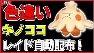 【ワンパン最速】色違いキノココレイド自動配布！【ポケモンSV】#8